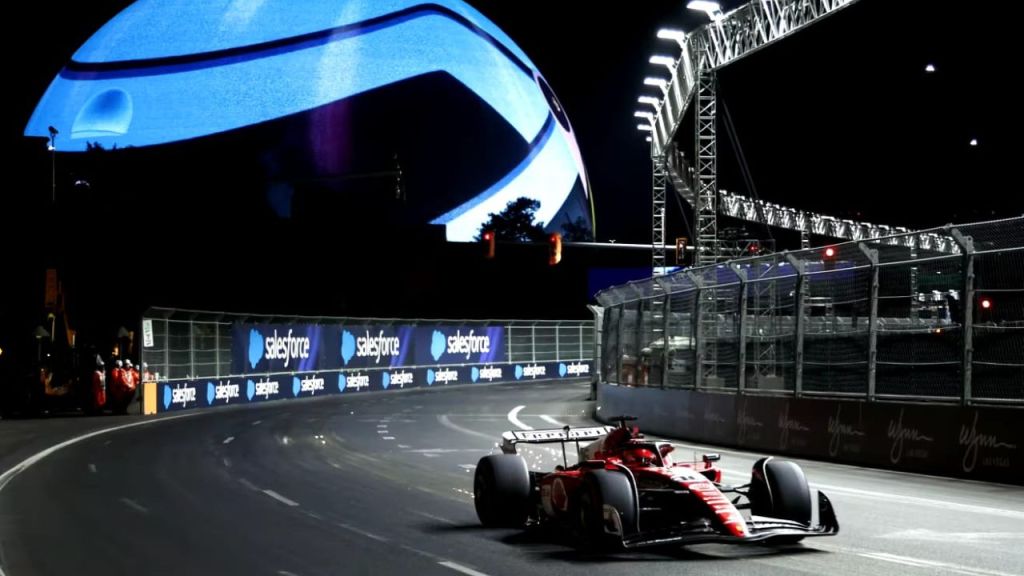 Nova dobradinha da Ferrari na qualificação: Leclerc na pole para o Grande Prémio de Las Vegas